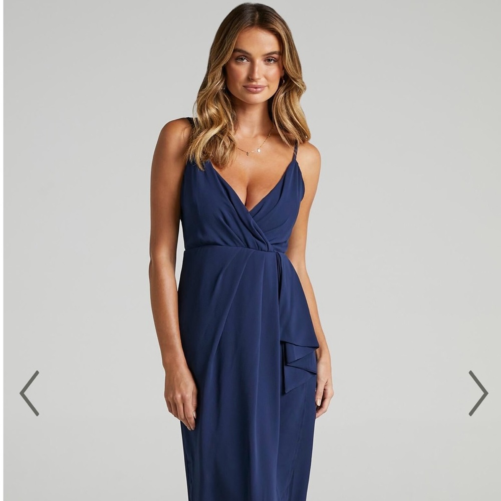 Showpo Gave Me You Dress in Navy